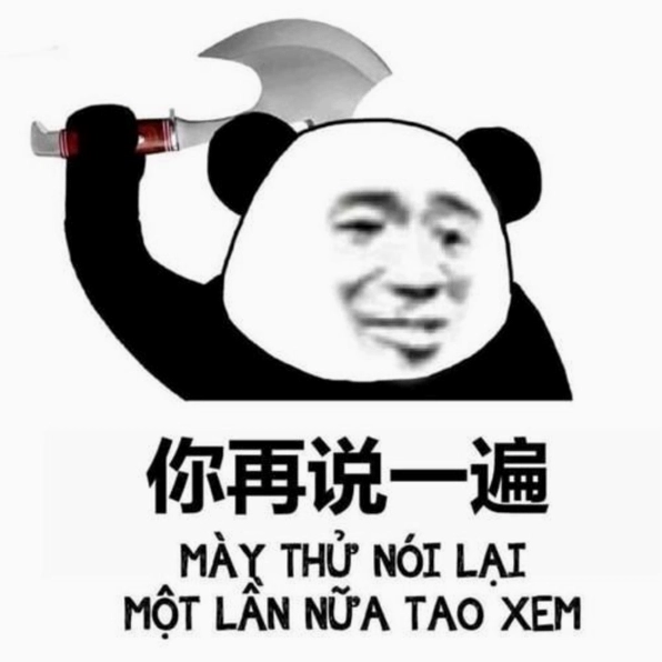 Ảnh meme gấu trúc đáng yêu nhưng vẫn hài