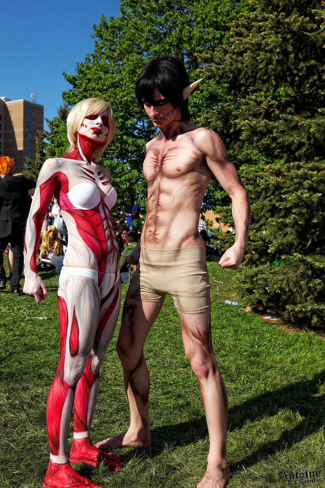 Tạo hình bodypainting cosplay gợi cảm và thu hút