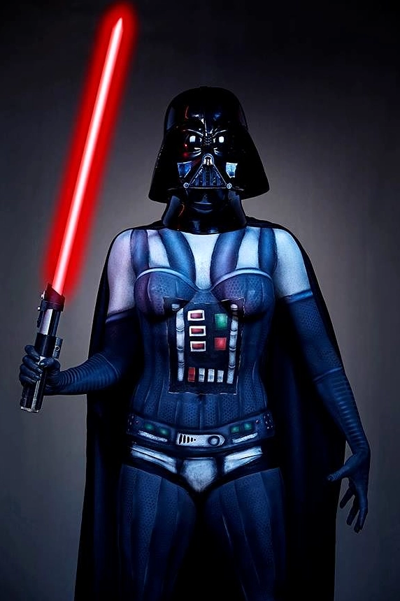 Thiết kế bodypainting cosplay độc lạ, cuốn hút