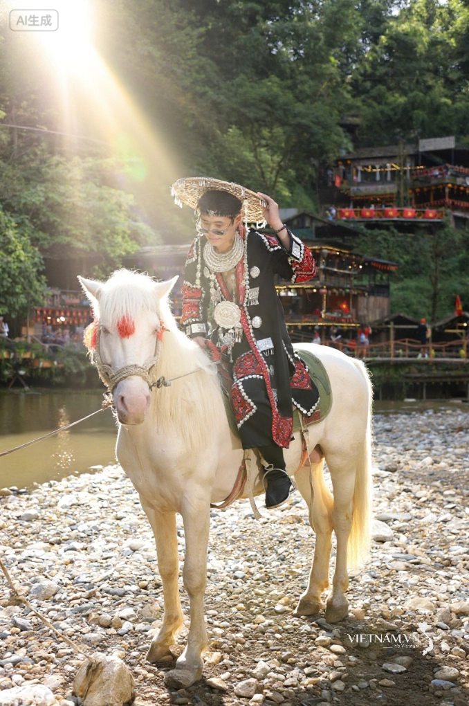 Thời trang dân tộc Mèo tại Cát Cát