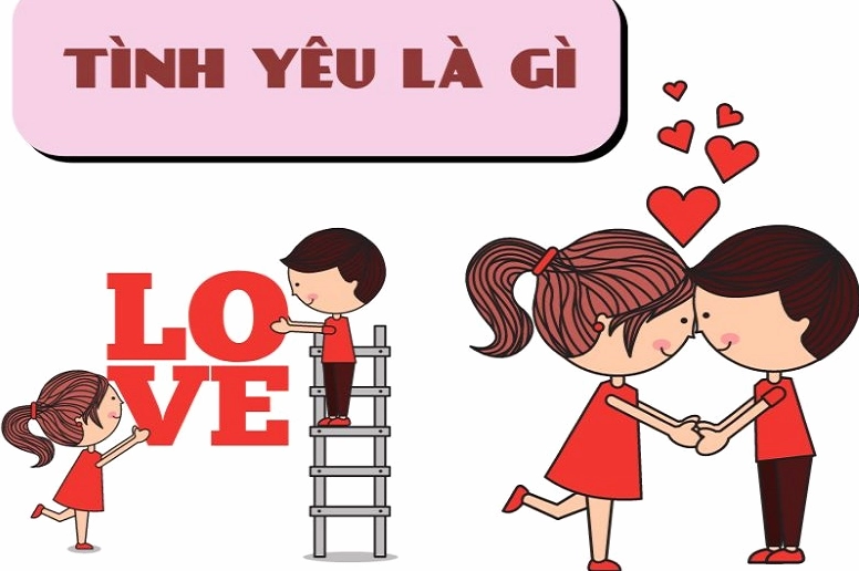 Cặp đôi trao nhau ánh mắt trìu mến, biểu tượng cho tình yêu